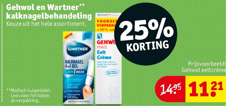 Wartner   nagelverzorging folder aanbieding bij  Kruidvat - details