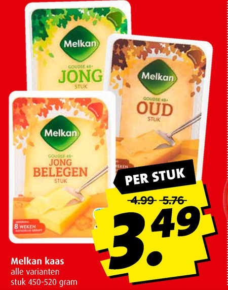 Melkan   kaas folder aanbieding bij  Boni - details