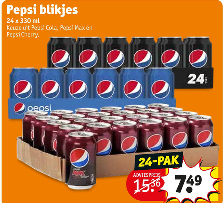 Komkommer interferentie Keuze Pepsi cola folder aanbieding bij Kruidvat - details