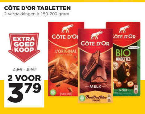 Cote D Or   chocolade folder aanbieding bij  Jumbo - details