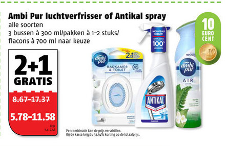 Ambi Pur   luchtverfrisser folder aanbieding bij  Poiesz - details