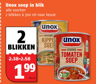 Unox   soep folder aanbieding bij  Poiesz - details