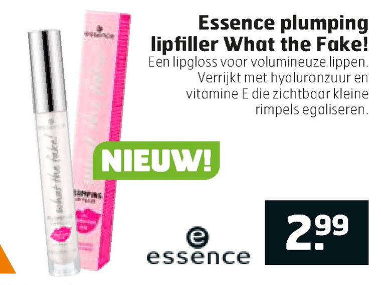 Essence   lipgloss folder aanbieding bij  Trekpleister - details