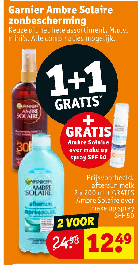 Ambre Solaire   zonnebrandolie, aftersun folder aanbieding bij  Kruidvat - details