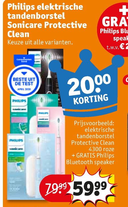 Philips   electrische tandenborstel folder aanbieding bij  Kruidvat - details