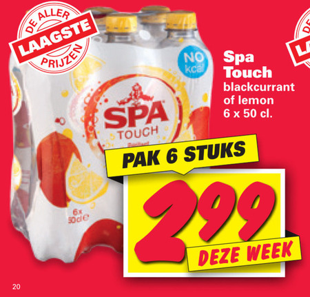 Spa en Fruit   fruitdrank folder aanbieding bij  Nettorama - details