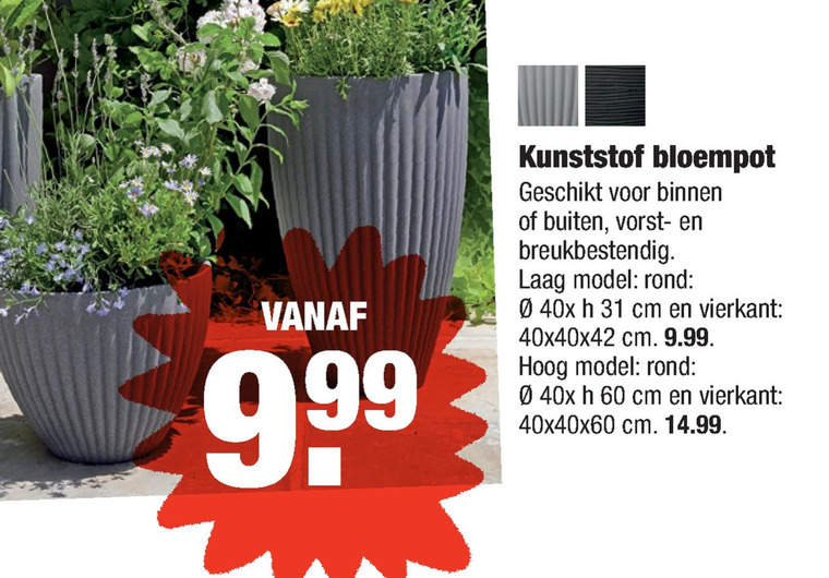 dwaas Mangel dichters bloempot folder aanbieding bij Aldi - details