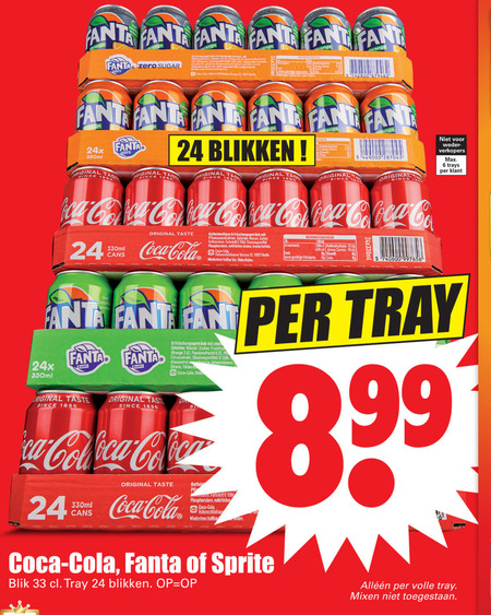 Sprite   cola, frisdrank folder aanbieding bij  Dirk - details