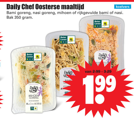 Daily Chef   oosterse maaltijd folder aanbieding bij  Dirk - details