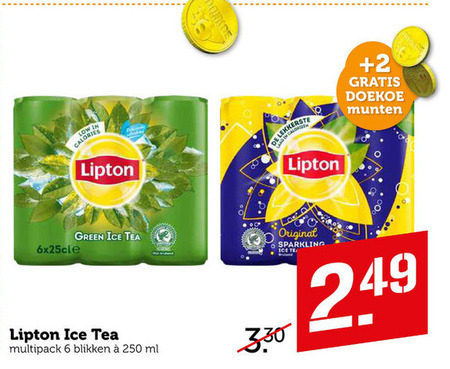 Lipton   ice tea folder aanbieding bij  Coop - details