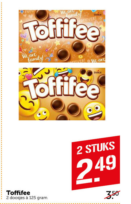 Toffifee   chocolade folder aanbieding bij  Coop - details