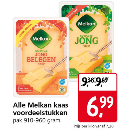 Melkan   kaas folder aanbieding bij  Jan Linders - details