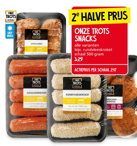 Jan Linders Huismerk   kroket, snack folder aanbieding bij  Jan Linders - details