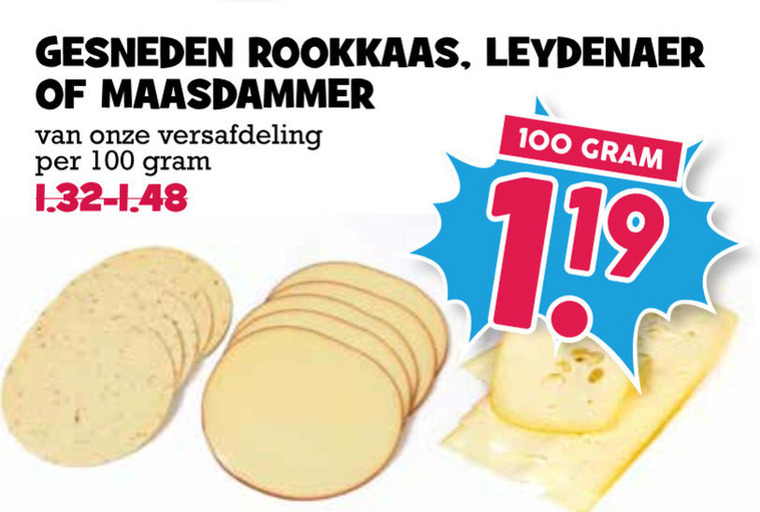 Maasdammer   kaasplakken, rookkaas folder aanbieding bij  Boons Markt - details