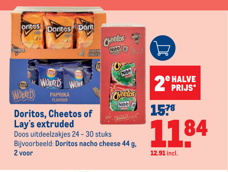 Doritos   chips, zoutje folder aanbieding bij  Makro - details