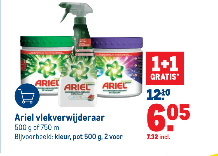 Ariel   vlekkenverwijderaar folder aanbieding bij  Makro - details