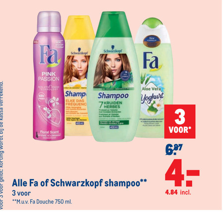 Fa   douchegel, deodorant folder aanbieding bij  Makro - details