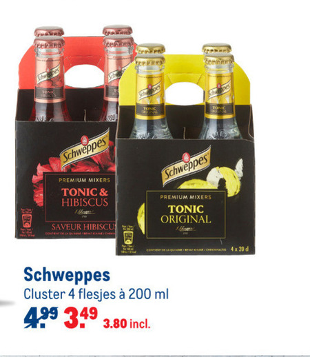 Schweppes   frisdrank folder aanbieding bij  Makro - details