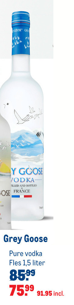 Grey Goose   wodka folder aanbieding bij  Makro - details