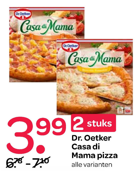 Dr Oetker   diepvriespizza folder aanbieding bij  Spar - details