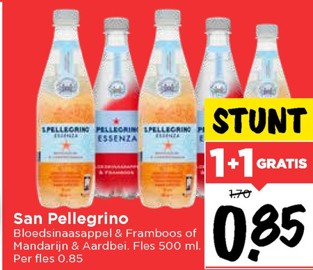 San Pellegrino   fruitdrank, mineraalwater folder aanbieding bij  Vomar - details