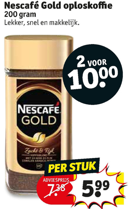 Nescafe   oploskoffie folder aanbieding bij  Kruidvat - details