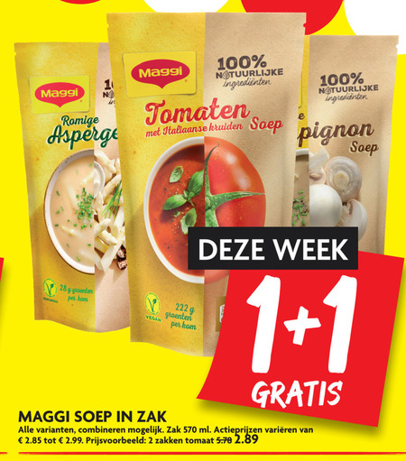 Maggi   soep folder aanbieding bij  Dekamarkt - details