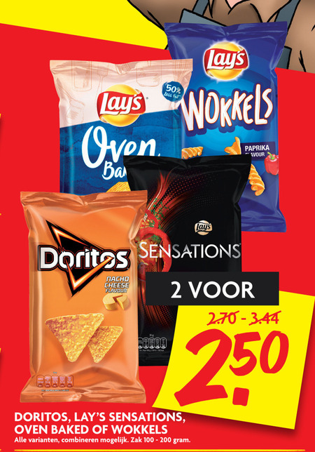 Doritos   zoutje, chips folder aanbieding bij  Dekamarkt - details