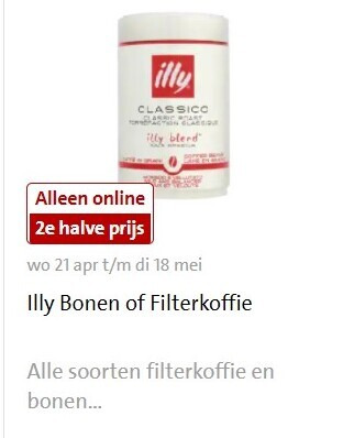 Illy   koffie, koffiebonen folder aanbieding bij  Jumbo - details