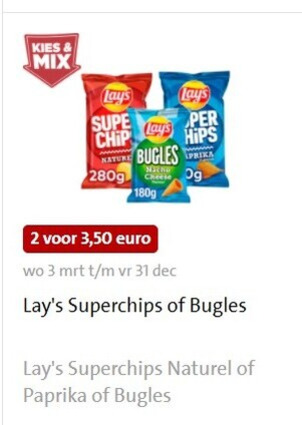 Lays   zoutje, chips folder aanbieding bij  Jumbo - details