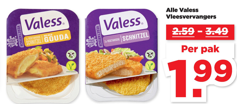 Valess   vegetarisch folder aanbieding bij  Plus - details