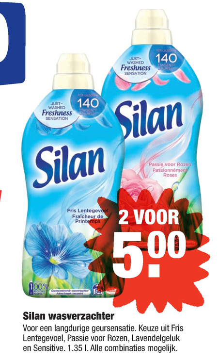 Silan   wasverzachter folder aanbieding bij  Aldi - details