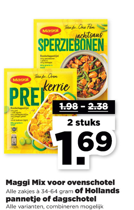 Maggi   maaltijdmix folder aanbieding bij  Plus - details