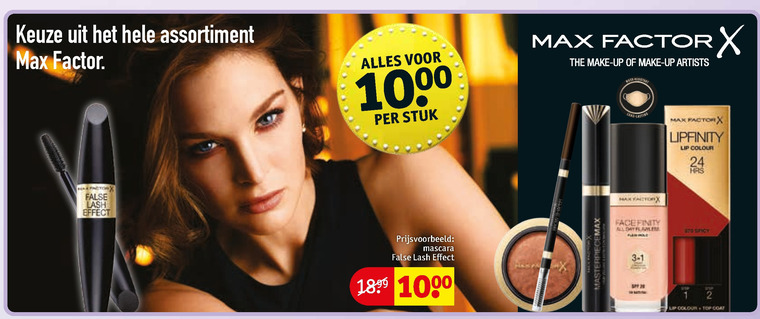 Max Factor   lipgloss, gezichtspoeder folder aanbieding bij  Kruidvat - details