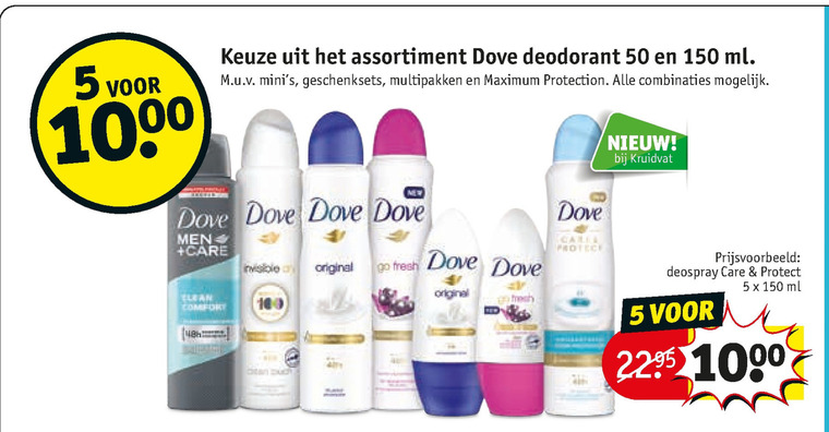 deodorant folder aanbieding bij -