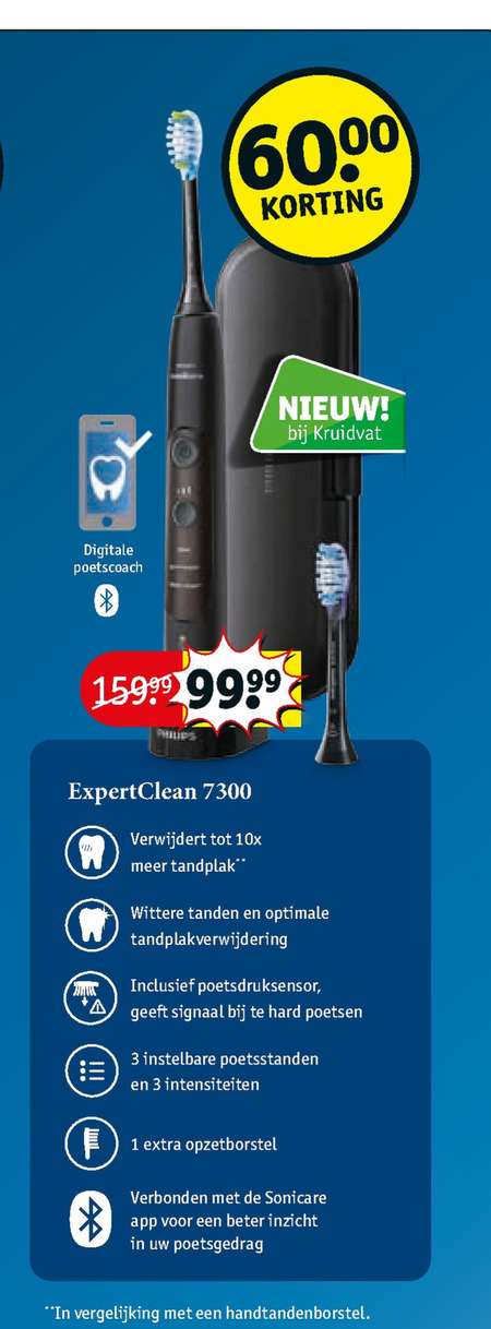 Philips   electrische tandenborstel folder aanbieding bij  Kruidvat - details