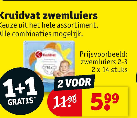 Kruidvat Huismerk   babyzwembroekje folder aanbieding bij  Kruidvat - details