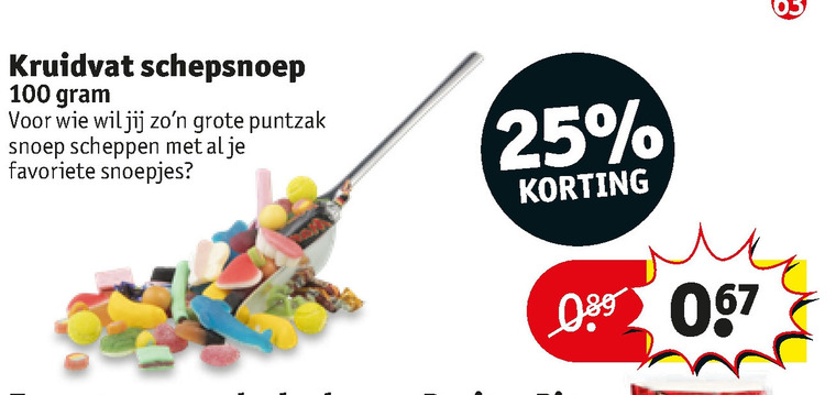 Kruidvat Huismerk   snoep folder aanbieding bij  Kruidvat - details