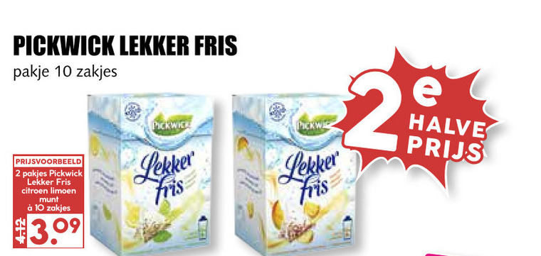 Pickwick   thee folder aanbieding bij  MCD Supermarkt Basis - details