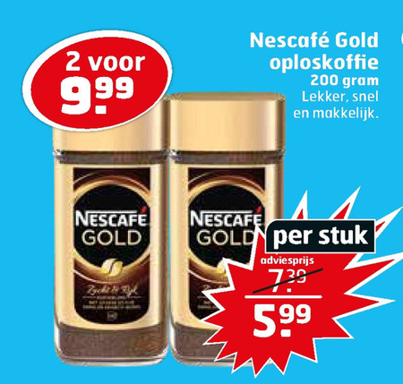 Nescafe   oploskoffie folder aanbieding bij  Trekpleister - details