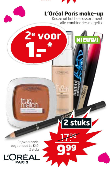 L Oreal   cosmetica, oogschaduw folder aanbieding bij  Trekpleister - details