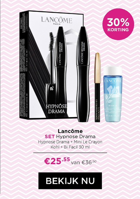 Lancome   mascara folder aanbieding bij  Ici Paris XL - details