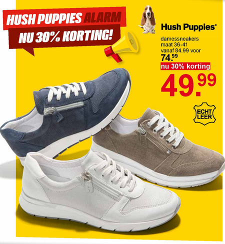 Hush Puppies   dames sneakers folder aanbieding bij  Scapino - details