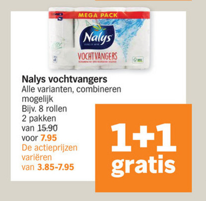 Nalys   keukenpapier folder aanbieding bij  Albert Heijn - details