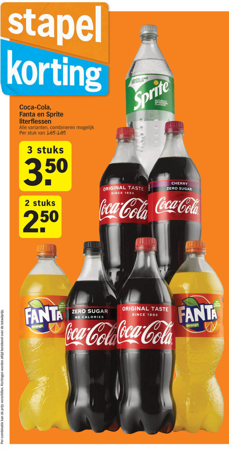 Coca-Cola   frisdrank, cola folder aanbieding bij  Albert Heijn - details