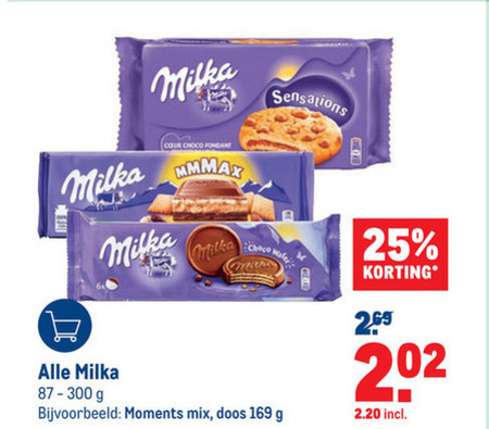Milka   biscuits, chocolade folder aanbieding bij  Makro - details