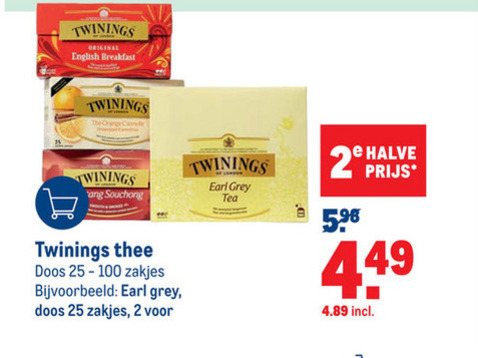 Twinings   thee folder aanbieding bij  Makro - details