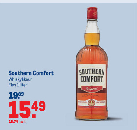 Southern Comfort   likeur folder aanbieding bij  Makro - details