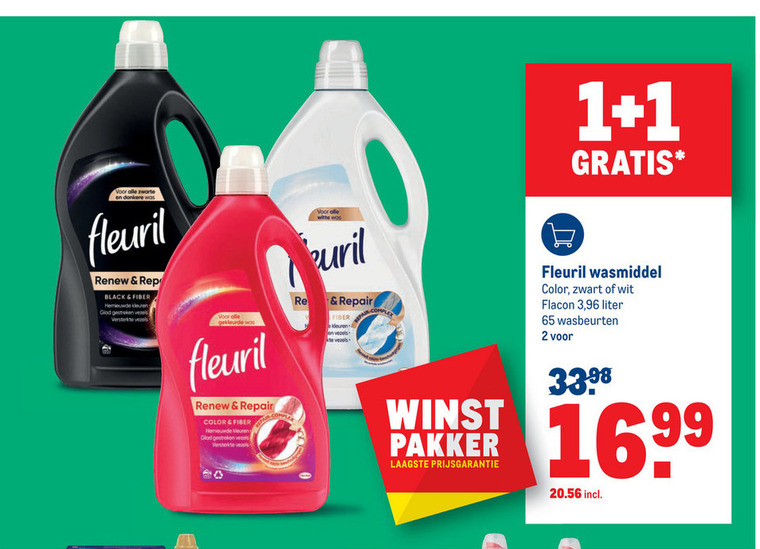 Fleuril   wasmiddel folder aanbieding bij  Makro - details