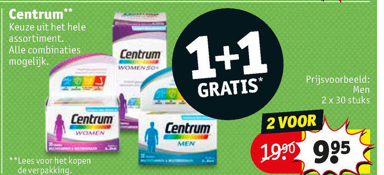 Centrum   multivitaminen folder aanbieding bij  Kruidvat - details